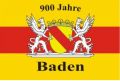 Mastfahne 900 Jahre Baden 100 x 150 cm STANDARD Querformat