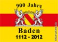 Aufkleber 900 Jahre Baden -Sponsor-